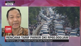 VIDEO:Rencana Tarif Parkir DKI Rp 60.000/Jam
