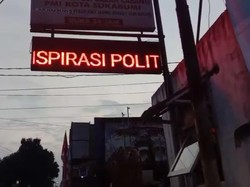Running Text PMI Kota Sukabumi Diretas, Sebut Corona Konspirasi Politik