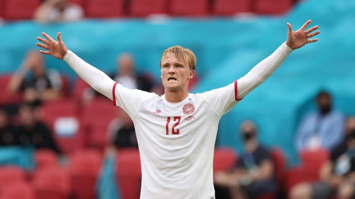 FOTO: Hajar Wales, Denmark ke Perempat Final Euro 2020