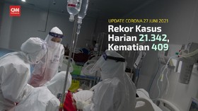 VIDEO: Rekor Kasus Covid-19 Harian 21.342, Kematian 409