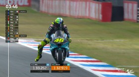 VIDEO: Rossi Kesulitan di Kualifikasi MotoGP Belanda 2021