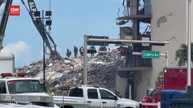 VIDEO: 5 Tewas dan 165 Hilang di Apartemen Ambruk Miami