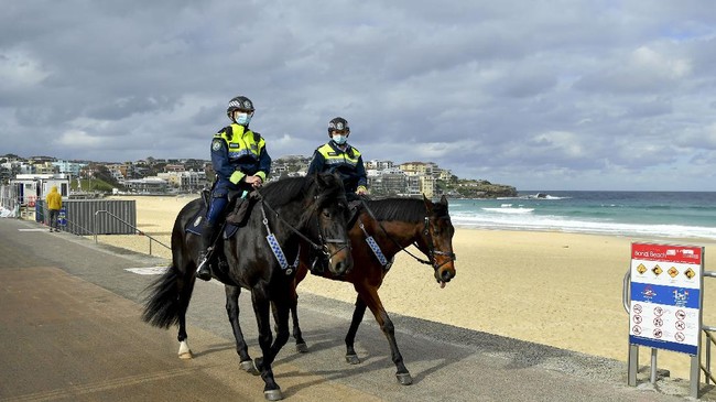 Australia memperpanjang lockdown di Sydney, New South Wales, selama satu bulan karena kasus Covid-19 masih terus melonjak.