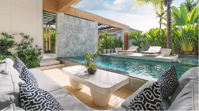 PT DMS Propertindo Tbk tengah menghadirkan penginapan berkonsep villa di Bali bagian selatan untuk membuat work from Bali jadi lebih nyaman.