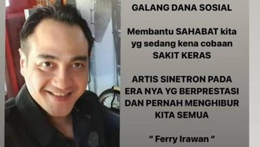 Ferry Irawan Sakit Keras, Marcelino Lefrandt Ajak Galang Dana