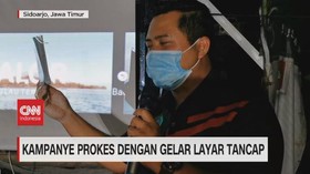 VIDEO: Kampanye Prokes dengan Gelar Layar Tancap