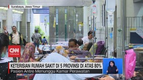 VIDEO: Keterisian Rumah Sakit di 5 Provinsi di Atas 80%