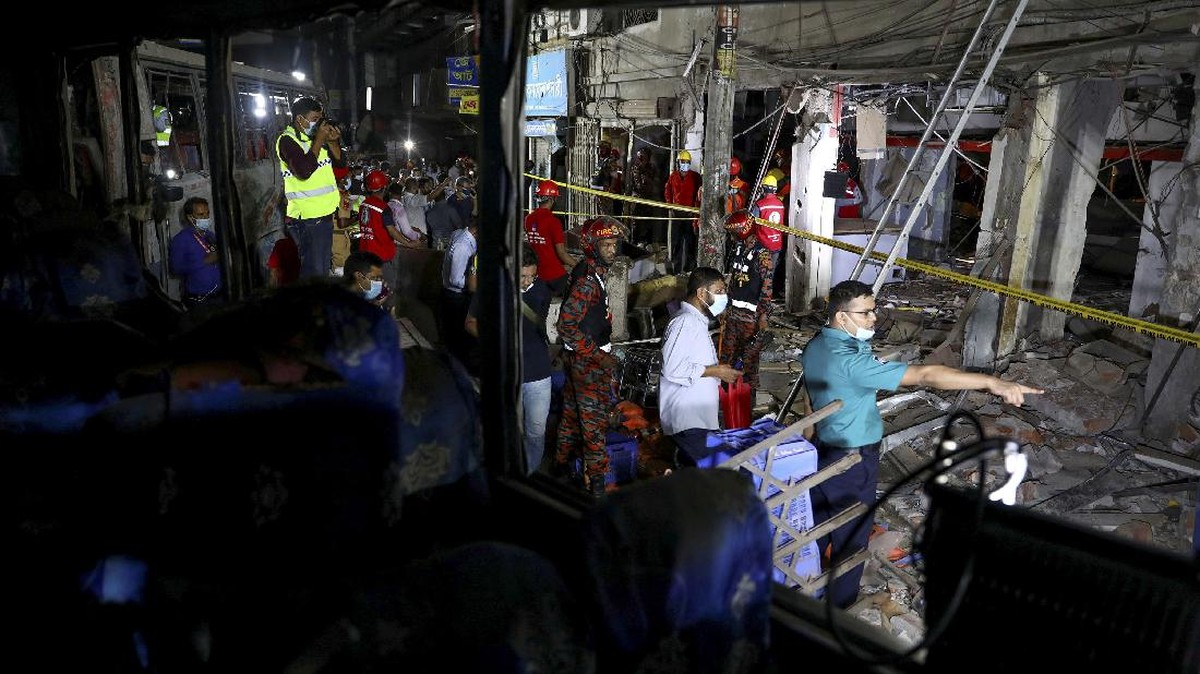 FOTO: Ledakan Hebat di Bangladesh Tewaskan 7 Orang