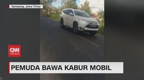 VIDEO: Pemuda Bawa Kabur Mobil