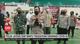 VIDEO: Polda Jateng Siap Bantu Tingkatkan Vaksinasi Covid-19