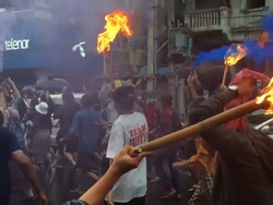 25 Pendemo Anti-Junta Myanmar Tewas saat Bentrok dengan Militer