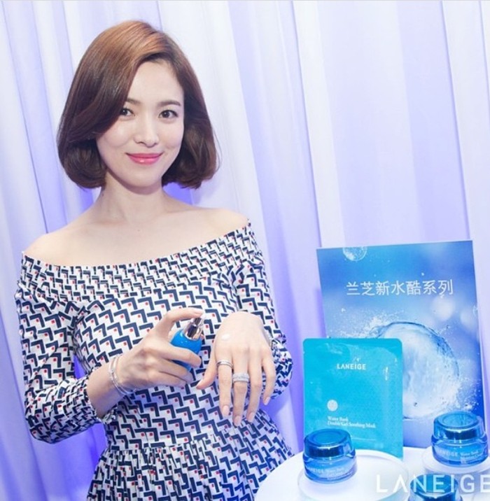 Sebelum menjadi Brand Ambassador Sulwhasoo, Song Hye Kyo terlebih dulu menjadi Brand Ambassador Laneige. Kedua brand ini diketahui berasal dari perusahaan yang sama, Amore Pacific. /Sumber: Instagram.com/laneige_kr