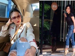 Gaya Kece Yuni Shara Saat Pakai Celana Jeans, ABG Abis!