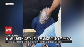 VIDEO: Terjebak Kemacetan Curanmor Ditangkap