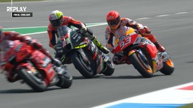 VIDEO: Aksi Ngotot Marc Marquez di MotoGP Belanda 2021