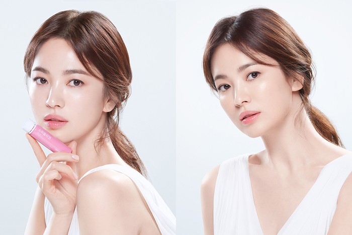 Vital Beautie juga berasal dari perusahaan yang sama dengan Sulwhasoo dan Laneige, Amore Pacific. Song Hye Kyo menjadi Brand Ambassador produk terbaru Vital Beautie yaitu Super Collagen Essence. /Sumber: apgroup.com