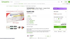 Tokopedia Akan Larang Penjualan Tes Swab Antigen Murah
