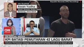 VIDEO: KPI Batasi Pemutaran 42 Lagu Barat