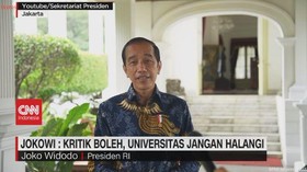 VIDEO: Jokowi: Kritik Boleh, Universitas Jangan Halangi