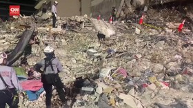 VIDEO: Korban Tewas Apartemen Ambruk di Miami Jadi 11 Orang
