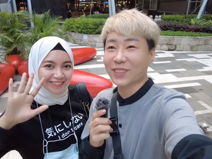 Penuh Drama, YouTuber Ujung Oppa Akhirnya Nikahi Pedangdut Pantura di Korea