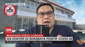 VIDEO: 124 Dokter di Surabaya Positif Covid