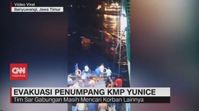 VIDEO: Evakuasi Penumpang KMP Yunicee