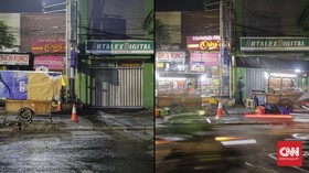 FOTO : Jakarta Dipaksa 'Tidur' Lebih Awal