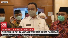 VIDEO: Gubernur DKI Tanggapi Wacana PPKM Darurat