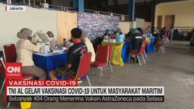 VIDEO: TNI AL Gelar Vaksinasi Covid Untuk Masyarakat Maritim