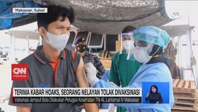 VIDEO: Terima Kabar Hoaks, Seorang Nelayan Tolak Divaksinasi