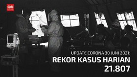 VIDEO: Kasus Harian Covid Kembali Tembus Rekor 21.807
