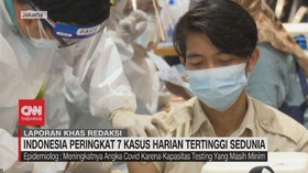 VIDEO: Indonesia Peringkat 7 Kasus Harian Tertinggi Sedunia
