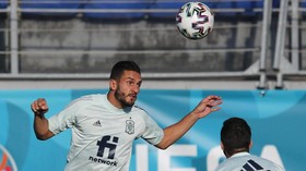 FOTO: Wajah-wajah Serius Spanyol Jelang Lawan Swiss