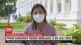 VIDEO: PPKM Darurat Resmi Berlaku 3-20 Juli 2021