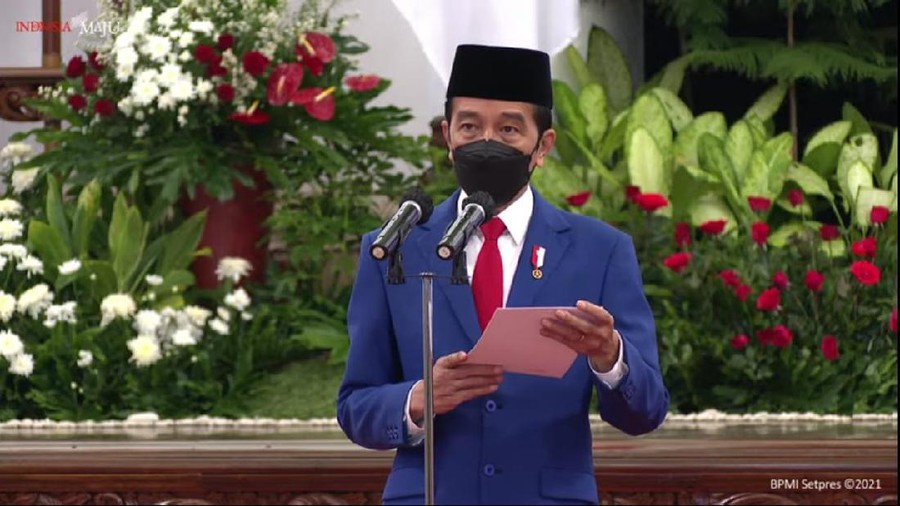 Presiden Jokowi (Foto: Tangkapan layar YouTube Setpres)