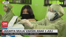 VIDEO: Jakarta Mulai Vaksin Anak 1 Juli