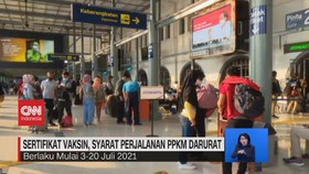 VIDEO: Sertifikat Vaksin, Syarat Perjalanan PPKM Darurat