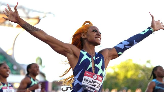 Sprinter putri Amerika Serikat Sha'Carri Richardson terancam gagal tampil di Olimpiade Tokyo 2020 usai positif memakai ganja.