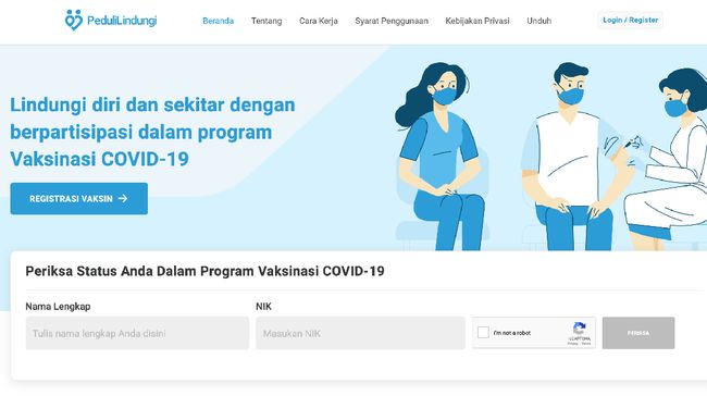 16+ Daftar vaksin via aplikasi info