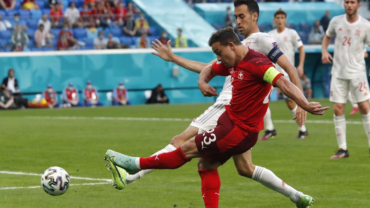 FOTO: Spanyol Lolos Dramatis ke Semifinal Euro 2020
