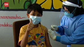 VIDEO: Antusiasme Vaksin Untuk Anak di Kelurahan Cipedak