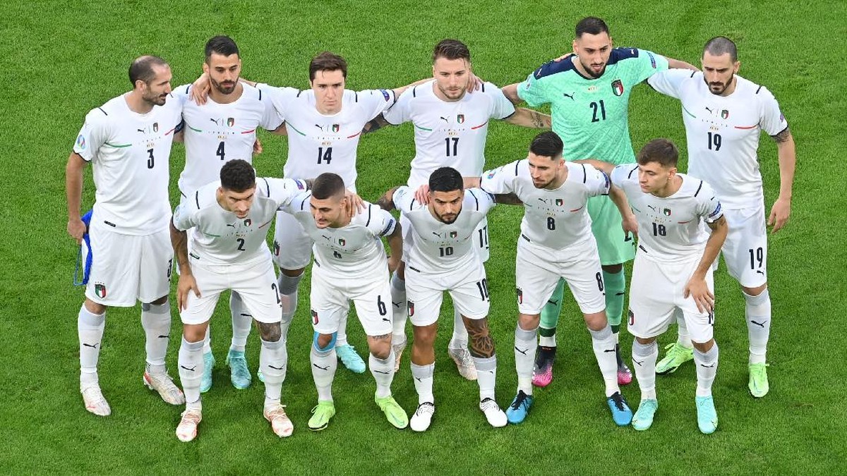 FOTO: Tembok Italia Lolos ke Semifinal Euro 2020