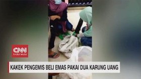 VIDEO: Kakek Pengemis Beli Emas Pakai Dua Karung Uang