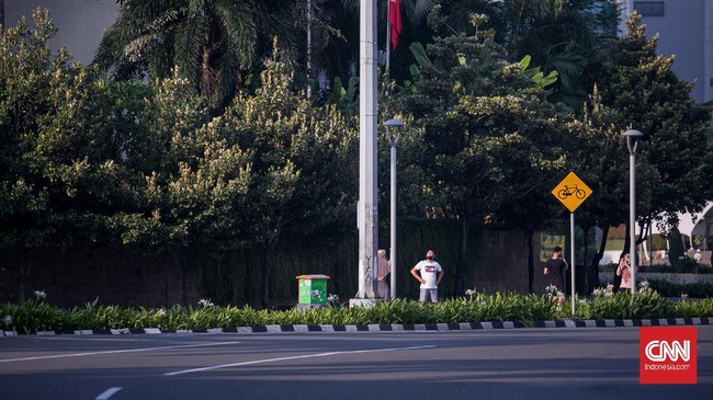FOTO: Larangan Olahraga Akhir Pekan saat PPKM Darurat