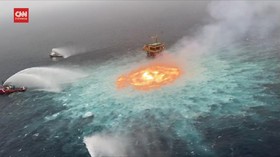VIDEO: Momen Kebakaran 'Lord of the Rings' di Teluk Meksiko