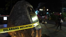 Polres Madiun Jaga Perbatasan di Perayaan Seabad Perguruan Silat PSHT