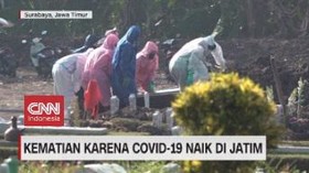 VIDEO: Kematian Karena Covid-19 di Jatim Naik