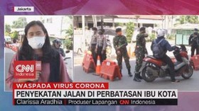VIDEO: Penyekatan Jalan di Perbatasan Ibu Kota