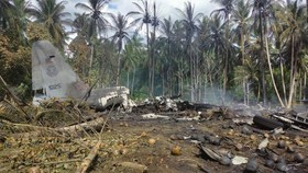 Jasad Hangus, Korban Pesawat Jatuh Filipina Sulit Dikenali